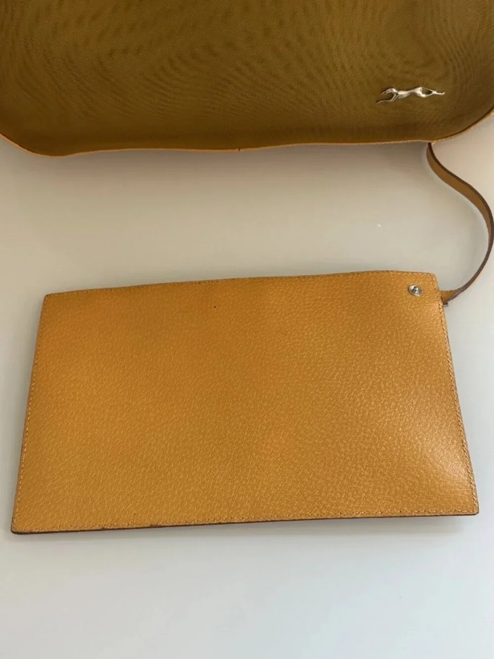 Trussardi vintage mustard